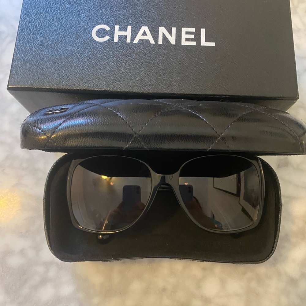 Chanel 5267 Oversized Black Gradient Sunglasses